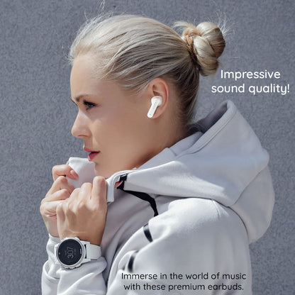Handsfree Bluetooth HAVIT TW967 Pro, TWS, Svart