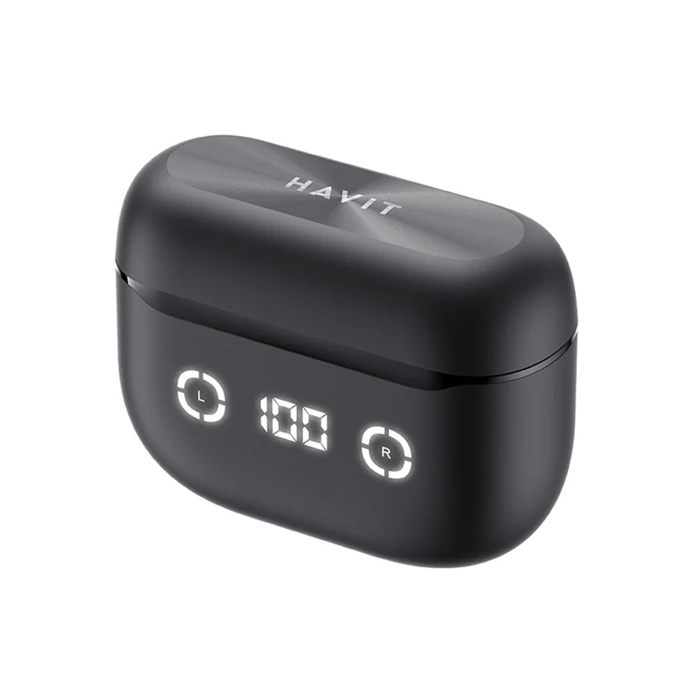 Handsfree Bluetooth HAVIT TW984, TWS, ANC, Svart