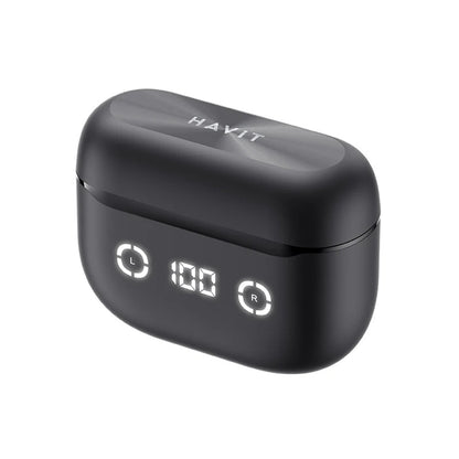 Handsfree Bluetooth HAVIT TW984, TWS, ANC, Svart