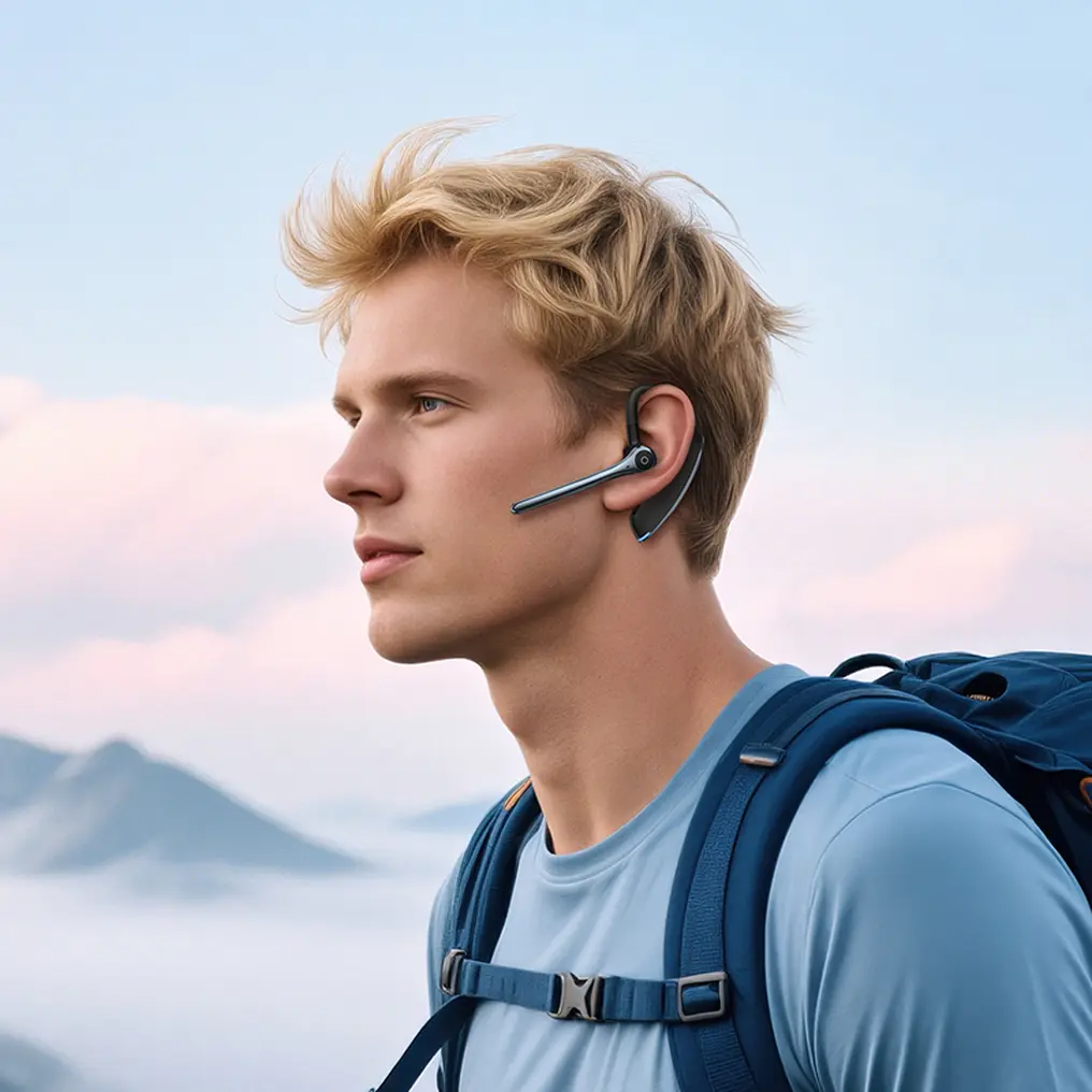 Bluetooth-håndfri HOCO E90, A2DP, Svart