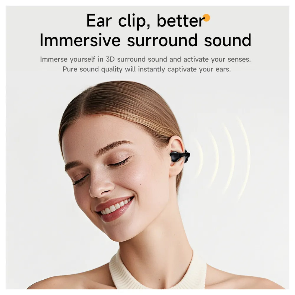 Handsfree Bluetooth HOCO EA8, TWS, Hvit