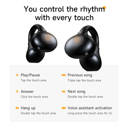 Handsfree Bluetooth HOCO EA8, TWS, Hvit