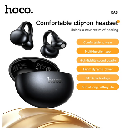 Handsfree Bluetooth HOCO EA8, TWS, Hvit