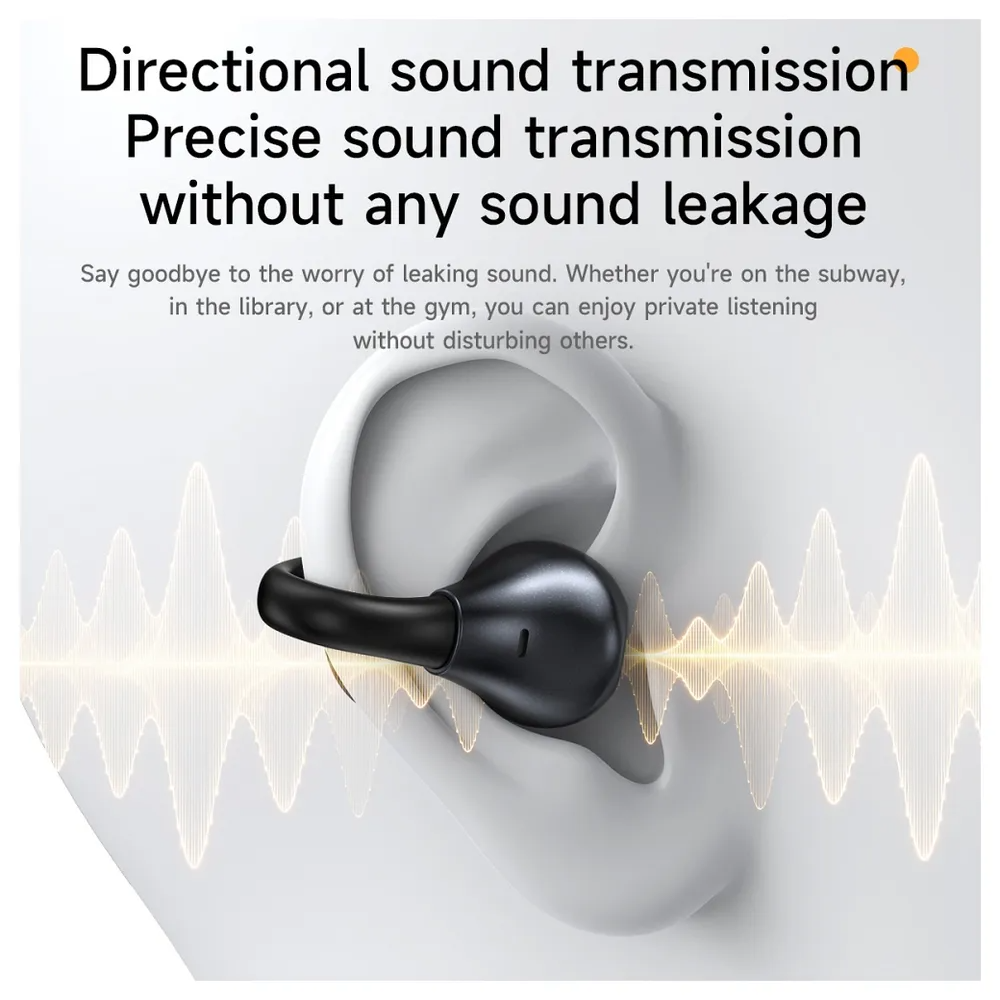 Handsfree Bluetooth HOCO EA8, TWS, Svart