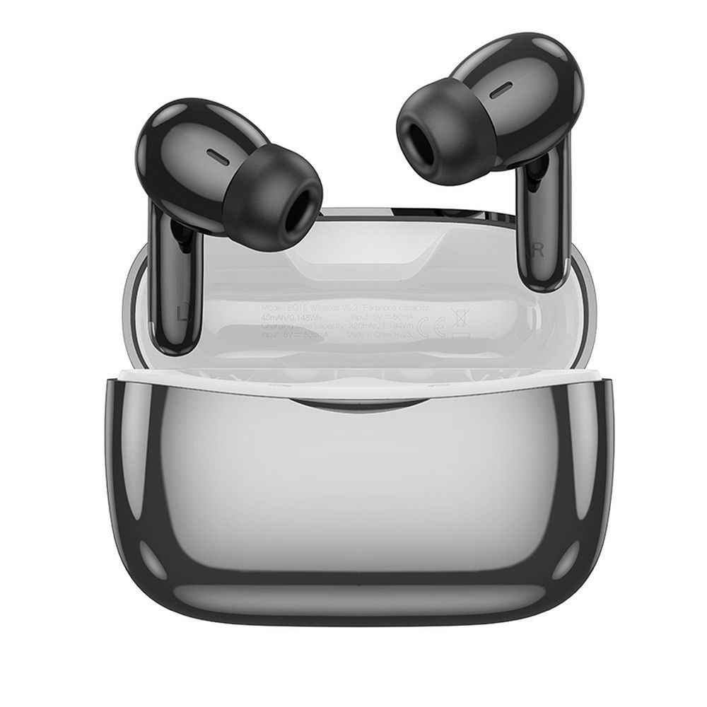 Handsfree Bluetooth HOCO EQ16, TWS, ANC, Svart