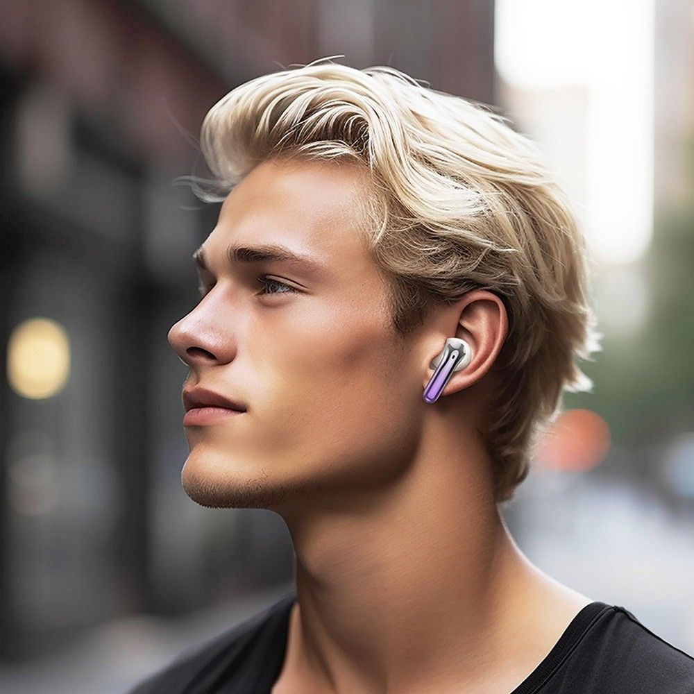 Bluetooth håndfri Bluetooth HOCO EQ16, TWS, ANC, Lilla 