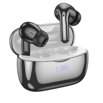 Handsfree Bluetooth HOCO EQ16, TWS, ANC, Svart