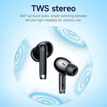 Handsfree Bluetooth HOCO EQ2, TWS, Svart
