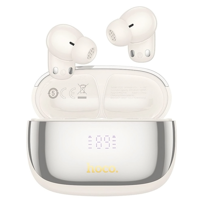 Handsfree Bluetooth HOCO EQ20, TWS, ANC, MultiPoint, Hvit