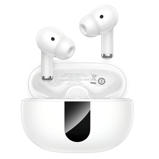 Handsfree Bluetooth HOCO EQ26, TWS, ANC, Hvit