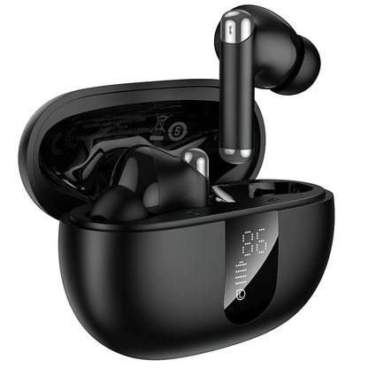 Handsfree Bluetooth HOCO EQ26, TWS, ANC, Svart