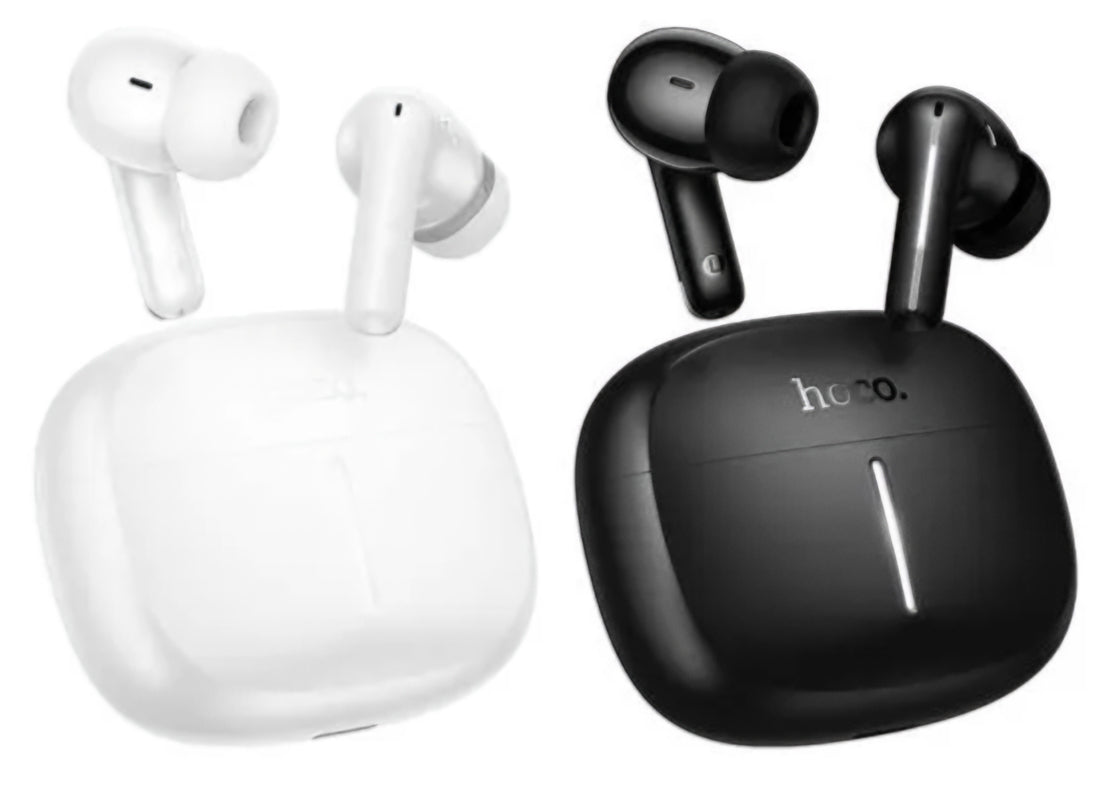 Bluetooth-håndfri HOCO EQ34 Plus, TWS, ANC, hvit