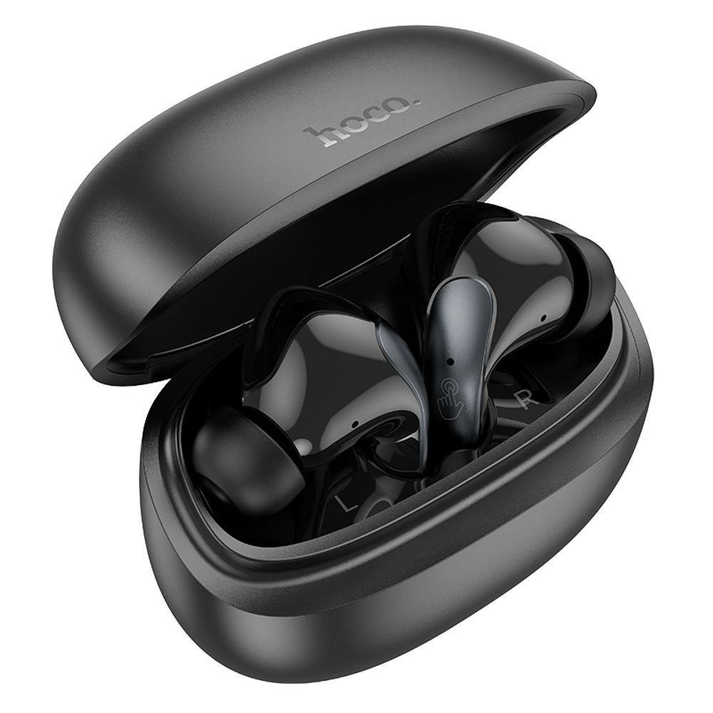 Håndfrie Bluetooth-hodetelefoner HOCO EQ5, TWS, ANC, svart 