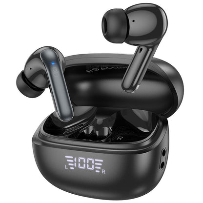 Håndfrie Bluetooth-hodetelefoner HOCO EQ5, TWS, ANC, svart 