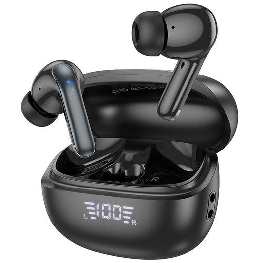 Håndfrie Bluetooth-hodetelefoner HOCO EQ5, TWS, ANC, svart 