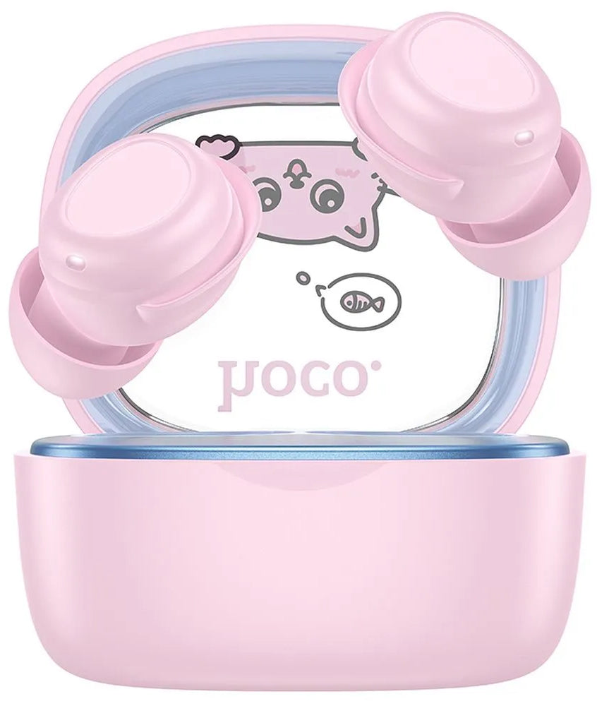 Handsfree Bluetooth HOCO EW111, TWS, Rosa