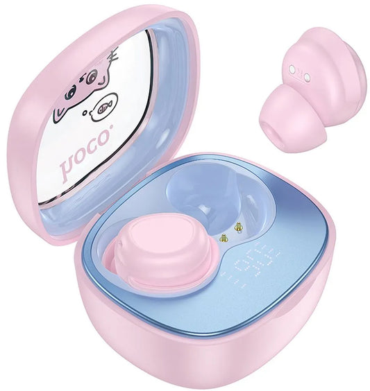 Handsfree Bluetooth HOCO EW111, TWS, Rosa