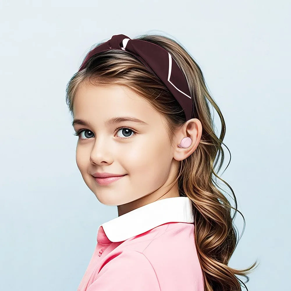 Handsfree Bluetooth HOCO EW111, TWS, Rosa