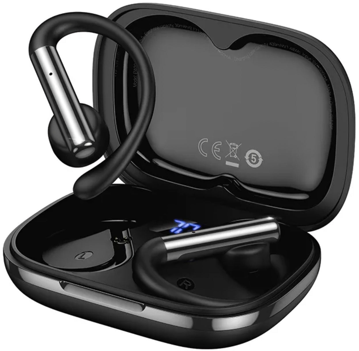 Handsfree Bluetooth HOCO EW206, TWS, Svart