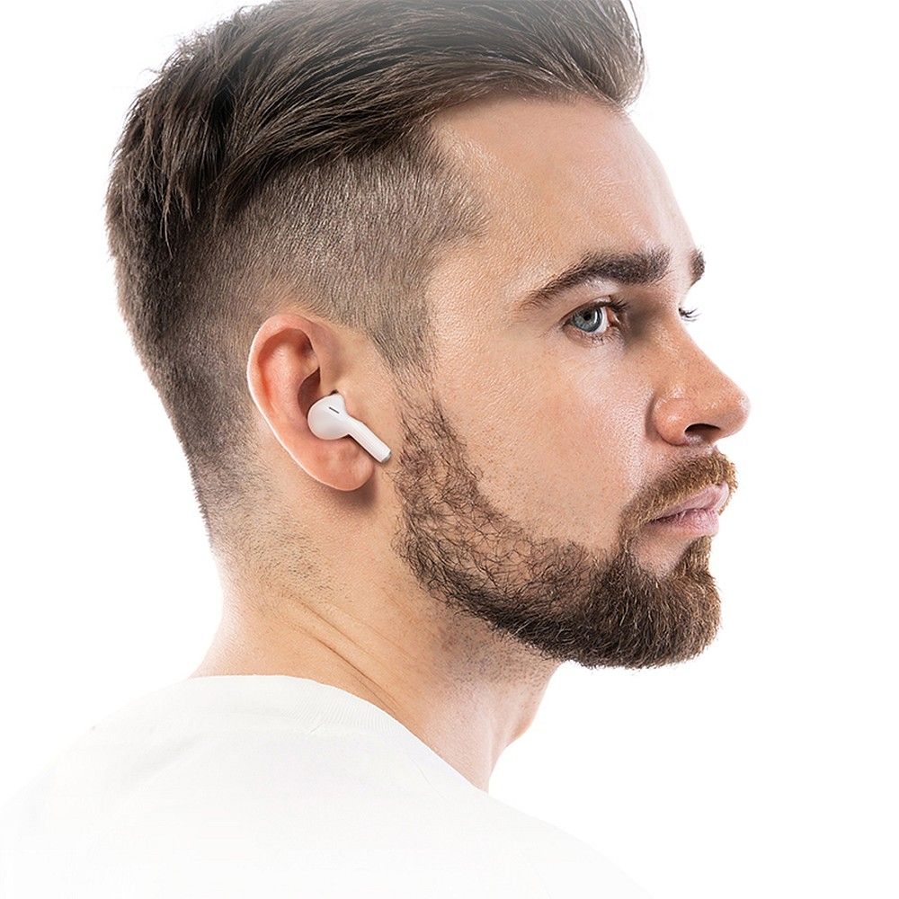 Handsfree Bluetooth HOCO EW54, TWS, Hvit (Melkehvit)