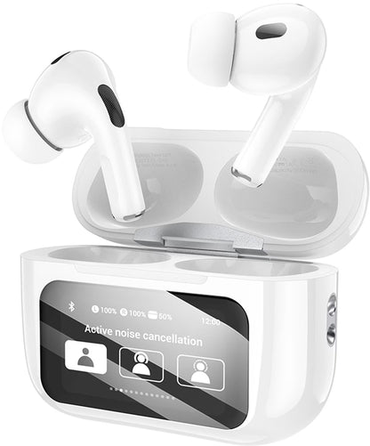 Bluetooth-håndfri HOCO EW72, TWS, ANC, Hvit