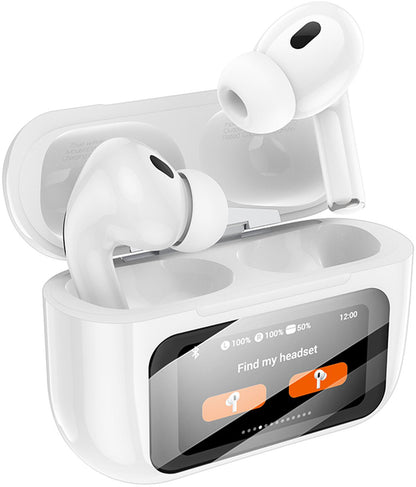 Bluetooth-håndfri HOCO EW72, TWS, ANC, Hvit