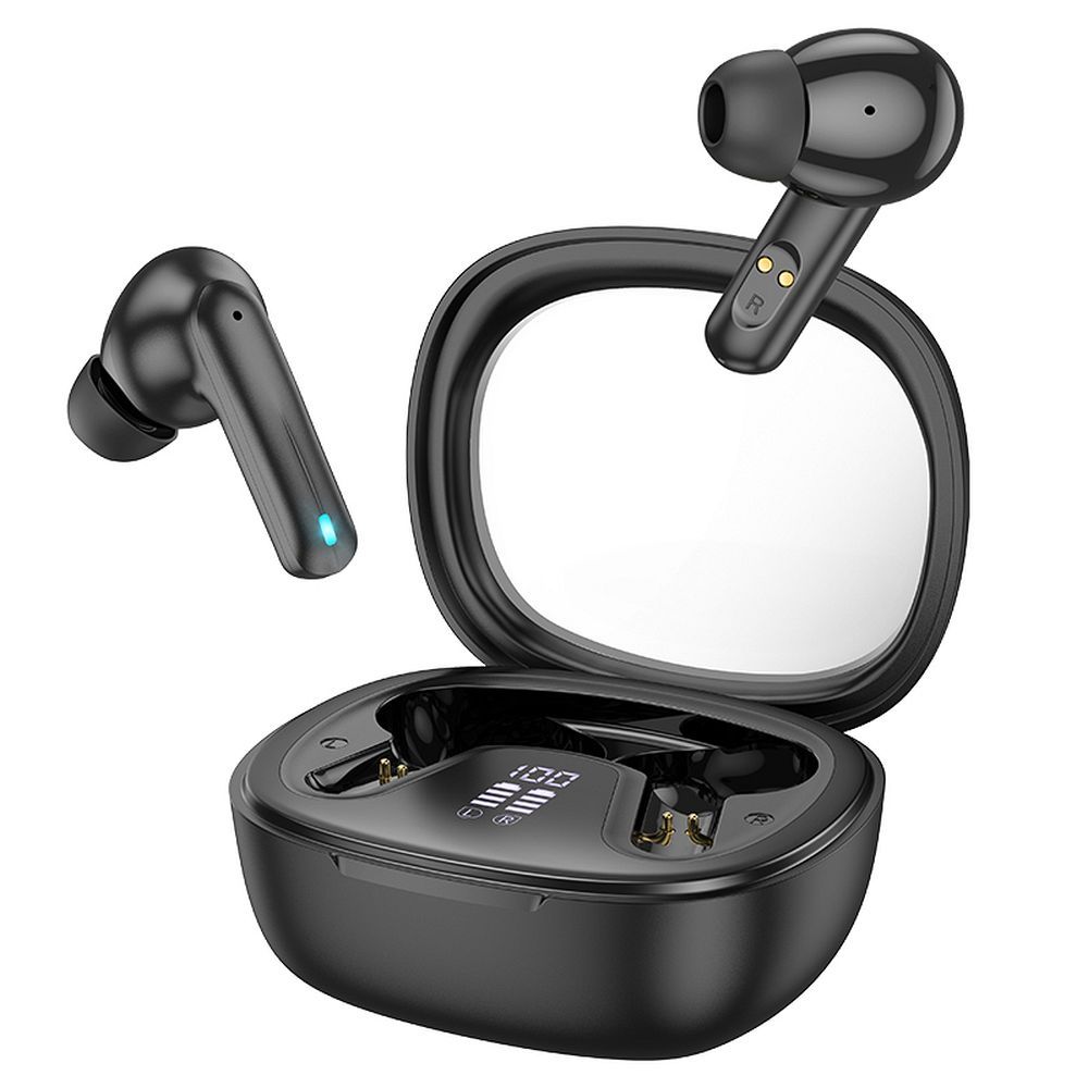 Håndfri Bluetooth hodetelefon HOCO Shadow EQ6, TWS, Svart 