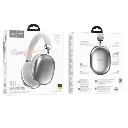 Håndfri Bluetooth HOCO W35 Max, A2DP, Sølv 