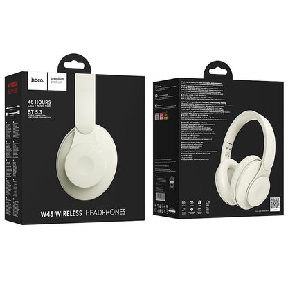 Handsfree Bluetooth HOCO W45, A2DP, Hvit
