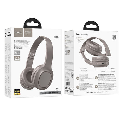 Bluetooth-håndfri HOCO W46, A2DP, Brun