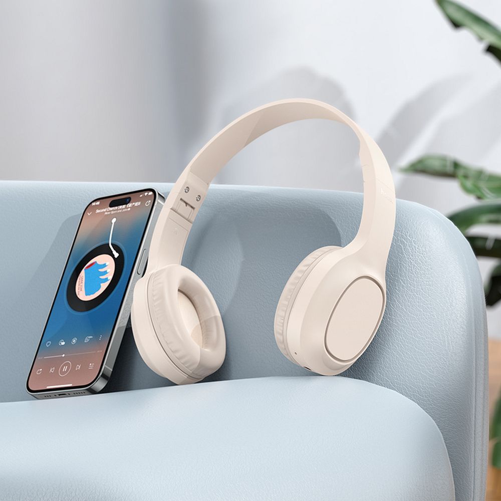 Handsfree Bluetooth HOCO W46, A2DP, Hvit
