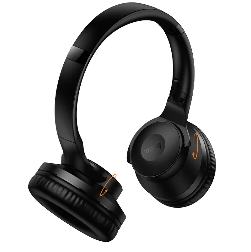 Handsfree Bluetooth HOCO W71, A2DP, Svart