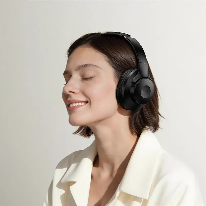 Handsfree Bluetooth HOCO W71, A2DP, Svart