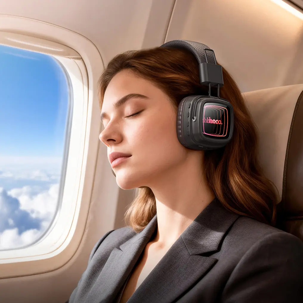 Handsfree Bluetooth HOCO W72, A2DP, Svart
