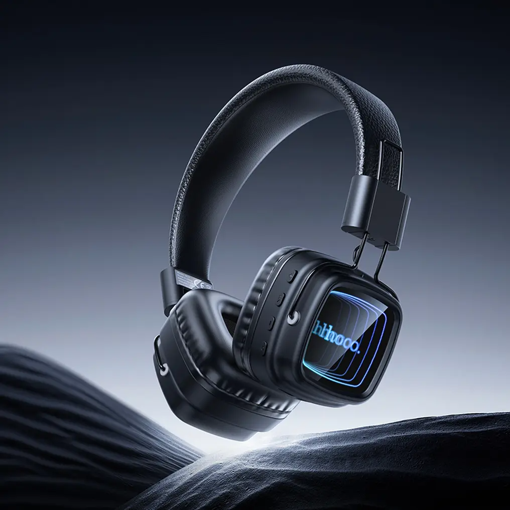 Handsfree Bluetooth HOCO W72, A2DP, Svart