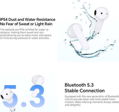 Handsfree Bluetooth Honor Choice X7e, TWS, ANC, Hvit 5504ABHF