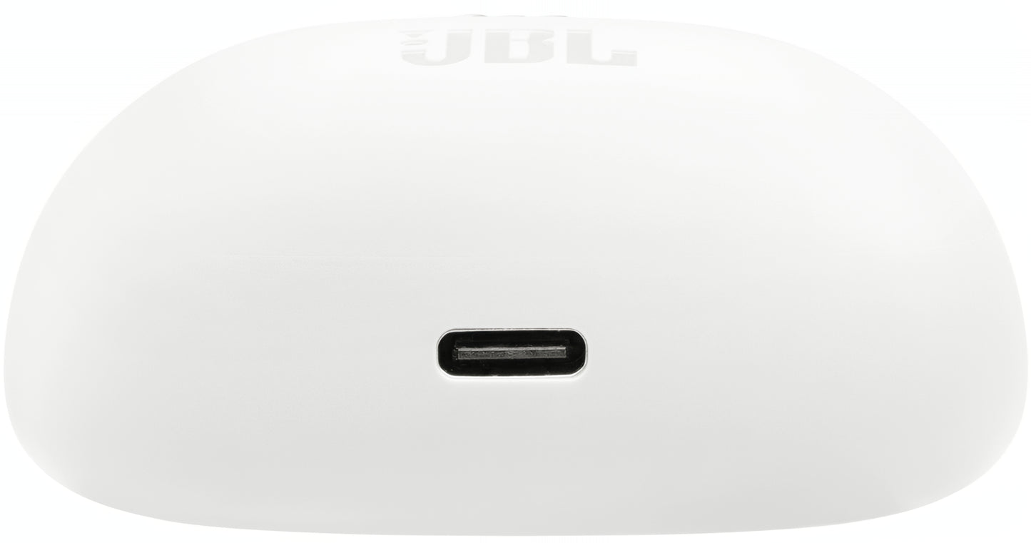 Handsfree Bluetooth JBL Tune Beam 2, TWS, ANC, MultiPoint, Hvit JBLTBEAM2WHT