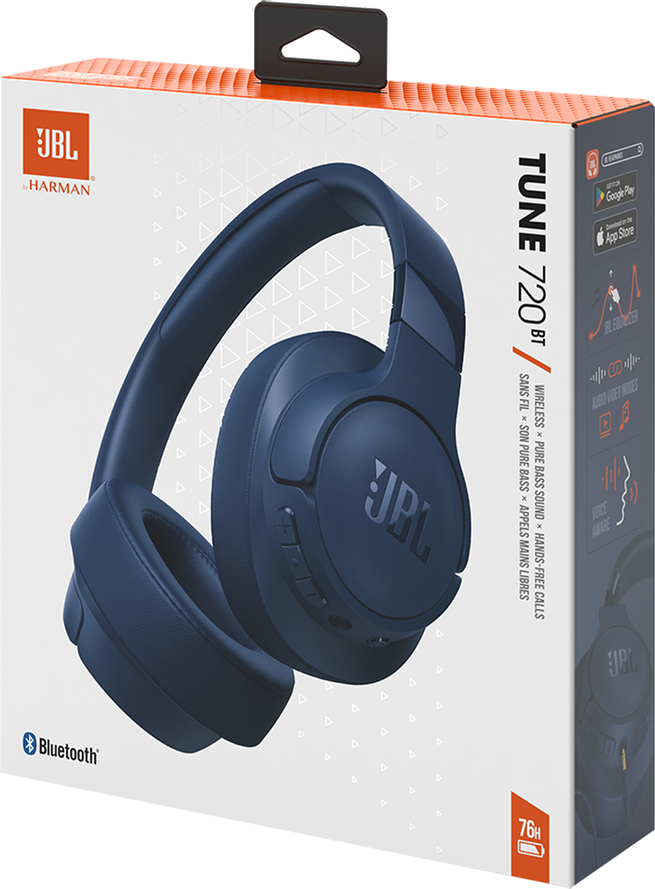 Håndfri Bluetooth JBL Tune 720BT, MultiPoint, A2DP, Blå JBLT720BTBTBLU