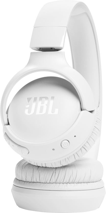 Håndfri Bluetooth JBL Tune 520BT, MultiPoint, A2DP, Hvit JBLT520BTBTWHT