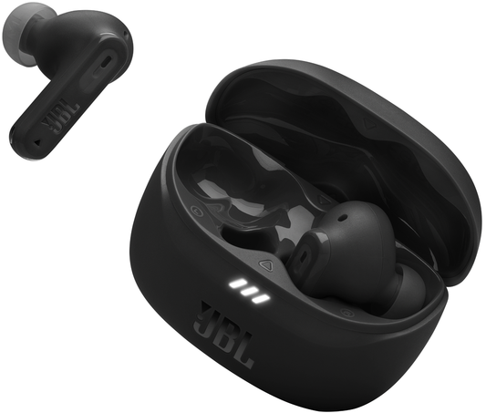 Handsfree Bluetooth JBL Tune Beam 2, TWS, ANC, MultiPoint, Svart JBLTBEAM2BLK