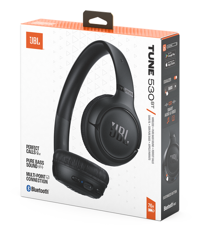 Handsfree Bluetooth JBL Tune 530BT, MultiPoint, A2DP, Svart