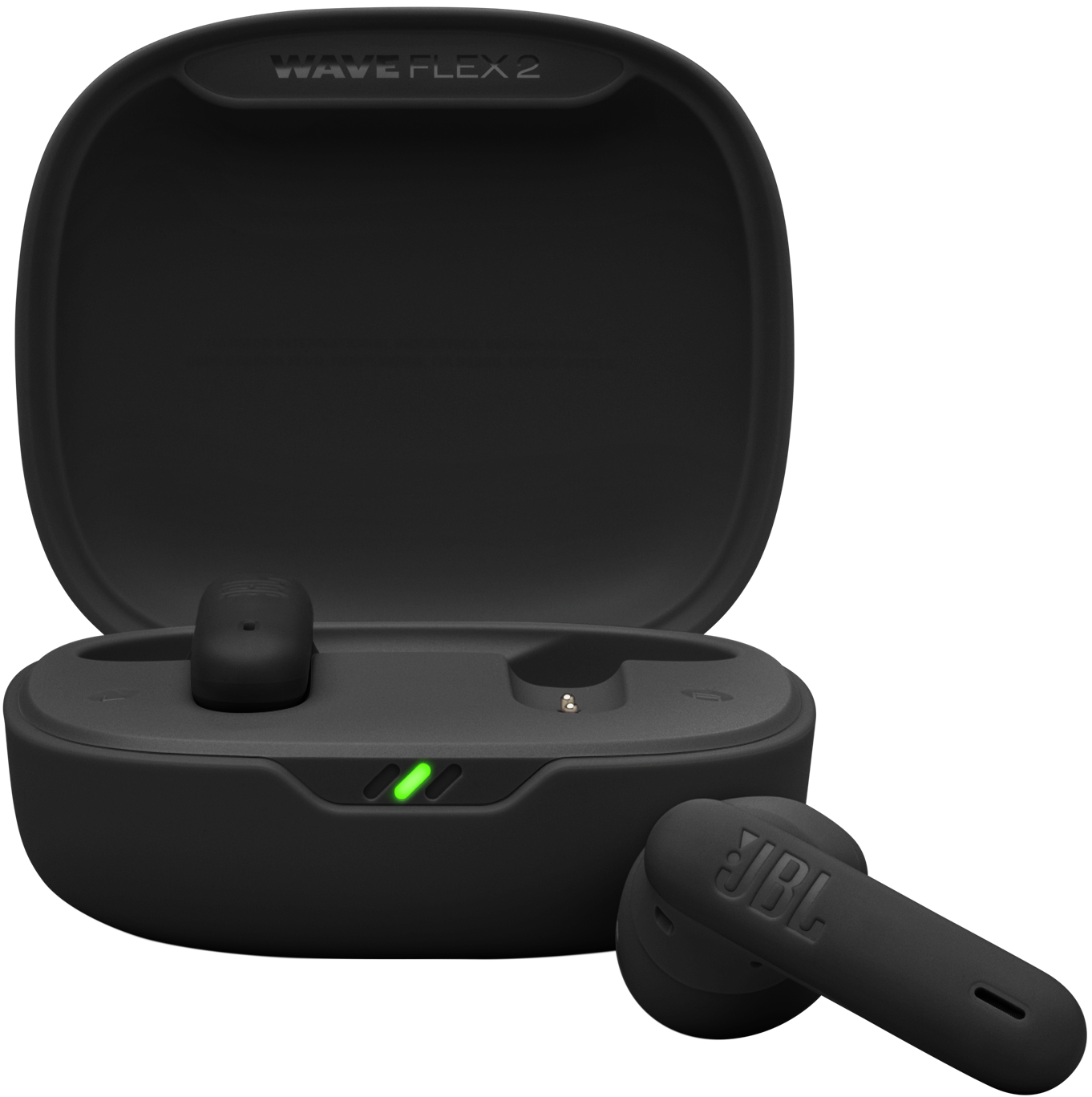 Handsfree Bluetooth JBL Wave Flex 2, TWS, ANC, MultiPoint, Svart JBLWFLEX2BLK