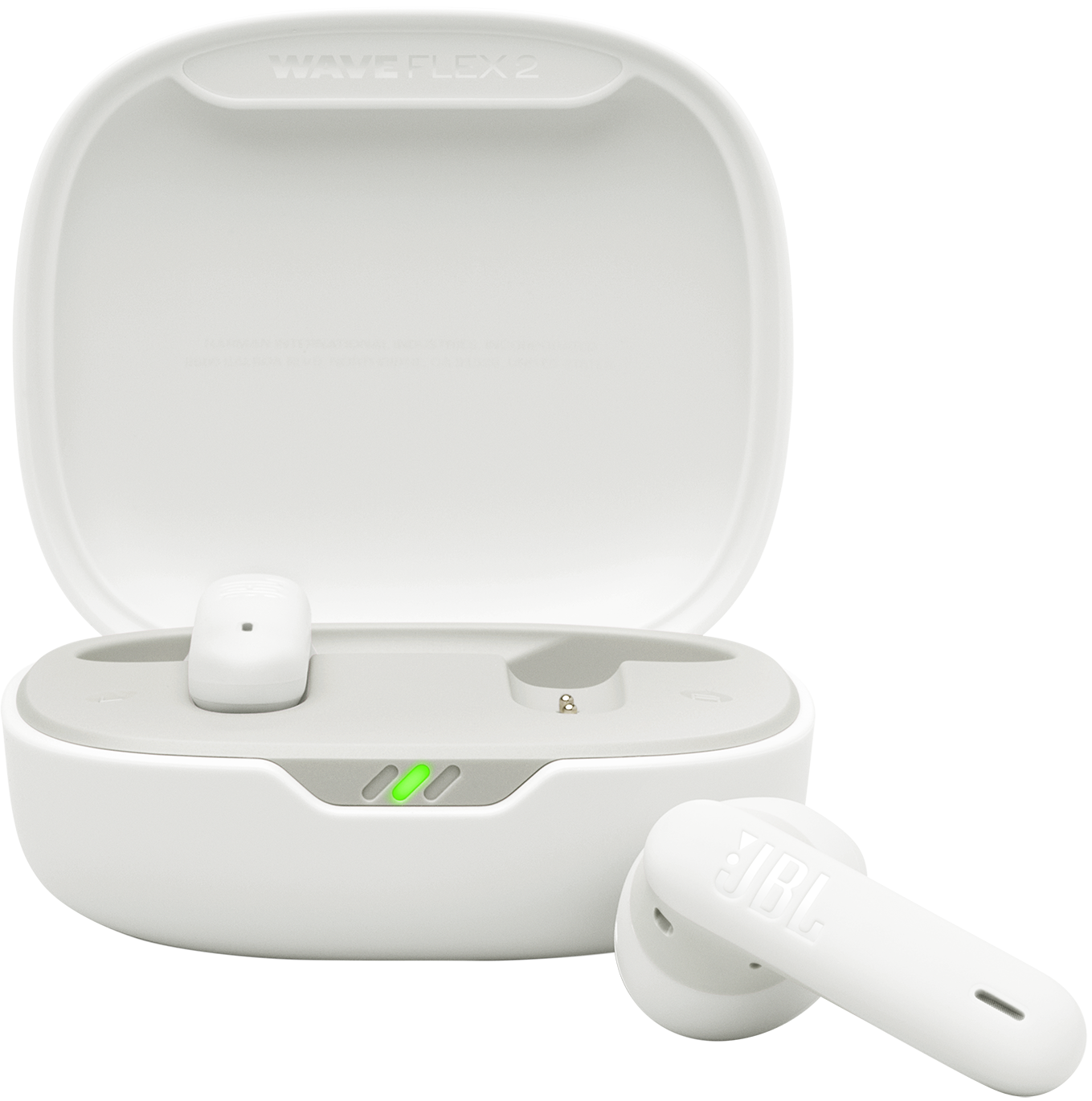 Handsfree Bluetooth JBL Wave Flex 2, TWS, ANC, MultiPoint, Hvit JBLWFLEX2WHT