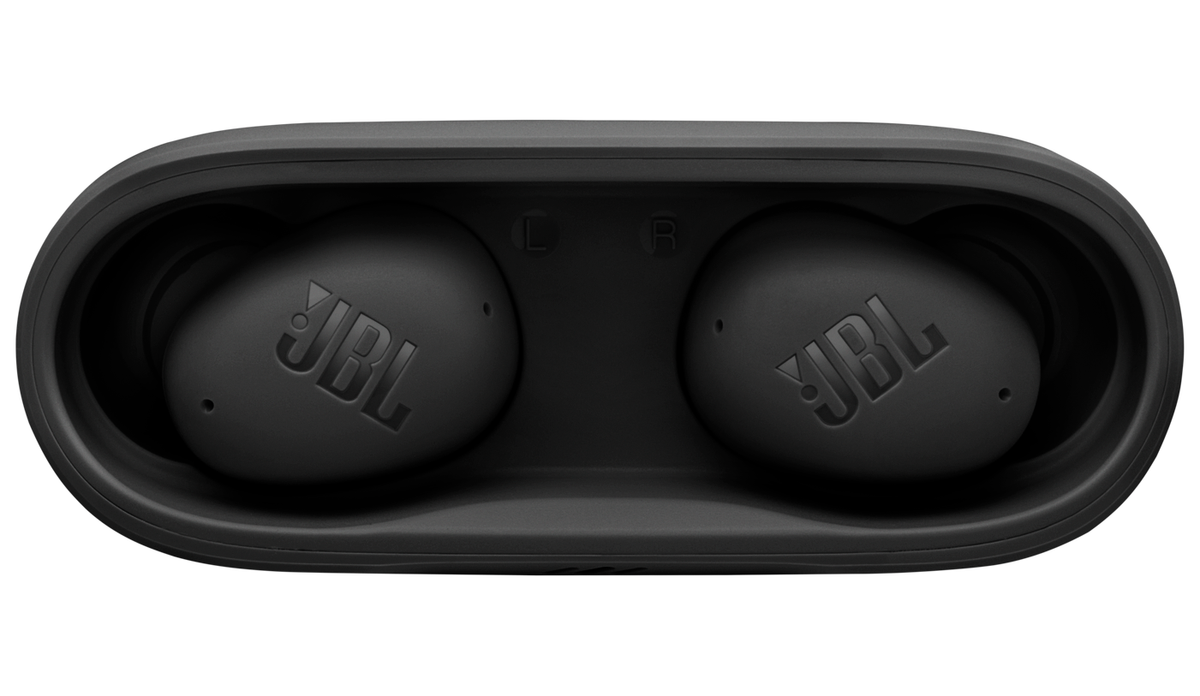 Handsfree Bluetooth JBL Wave Buds 2, TWS, ANC, MultiPoint, Svart JBLWBUDS2BLK
