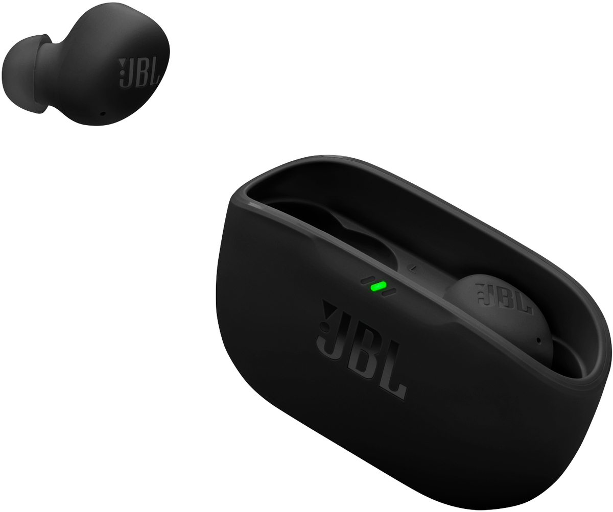 Handsfree Bluetooth JBL Wave Buds 2, TWS, ANC, MultiPoint, Svart JBLWBUDS2BLK
