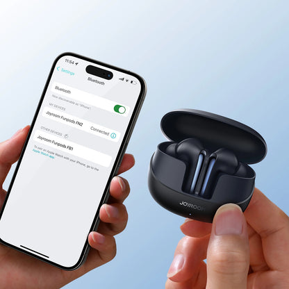 Handsfree Bluetooth Joyroom Funpods JR-FN2, TWS, ANC, Svart