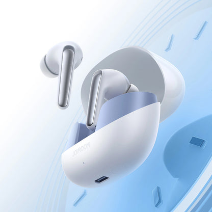 Handsfree Bluetooth Joyroom Funpods JR-FN2, TWS, ANC, Hvit