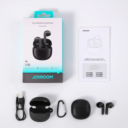 Handsfree Bluetooth Joyroom Funpods JR-FB1 Ny Versjon, TWS, Svart
