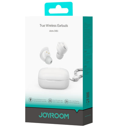 Handsfree Bluetooth Joyroom Jdots JR-DB3, TWS, Hvit