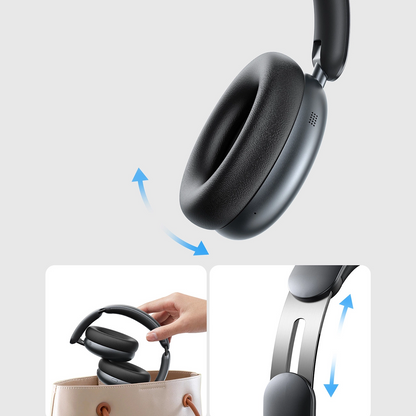 Handsfree Bluetooth Joyroom JR-JH1, A2DP, ANC, Svart